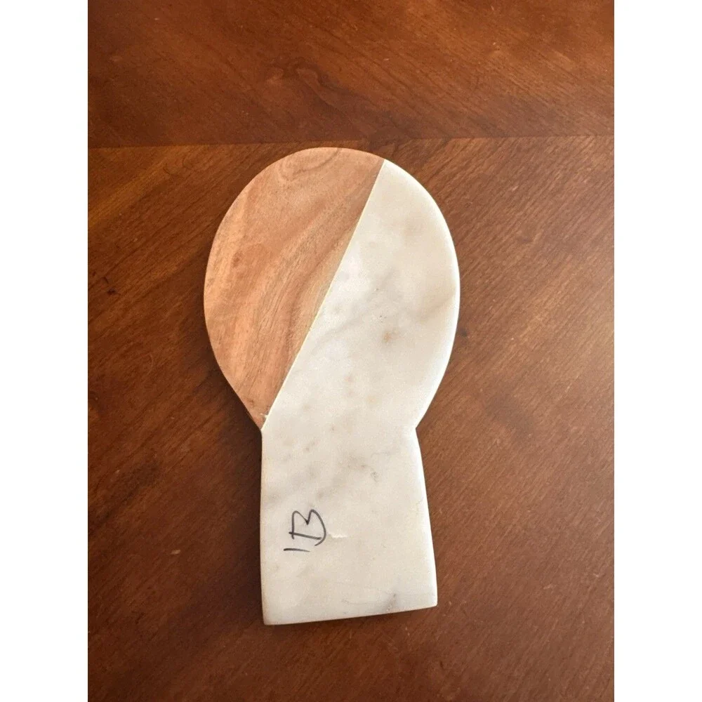 Mable/wood Spoon Test Metal Spoon Rest
